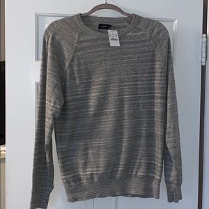 J.Crew Men's Gray Round Neck Sweater Size Med. NWT